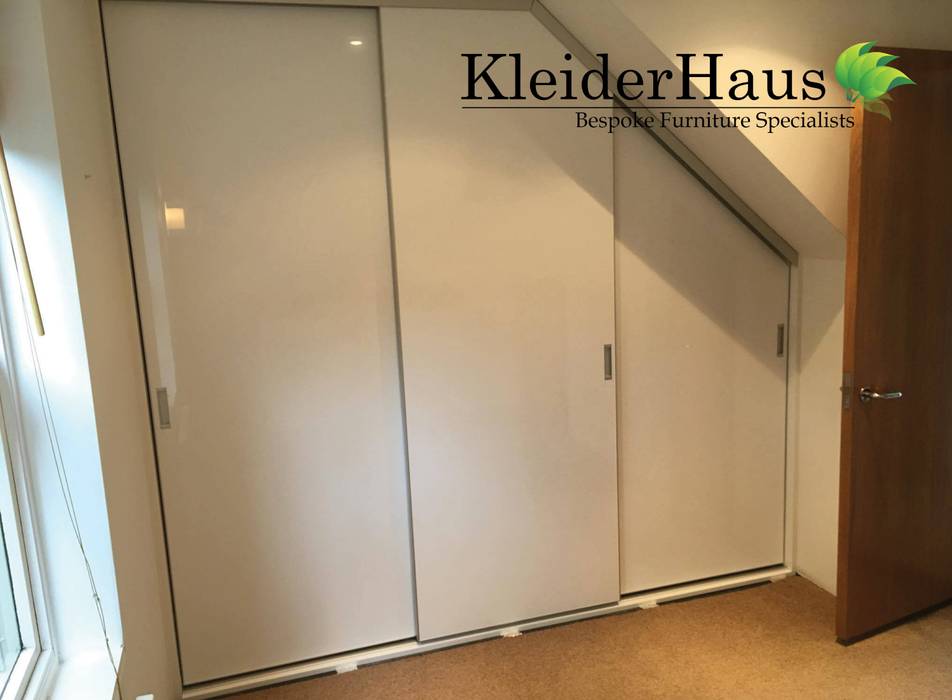 Fitted Sloping Ceiling Sliding Door Wardrobe Modern By