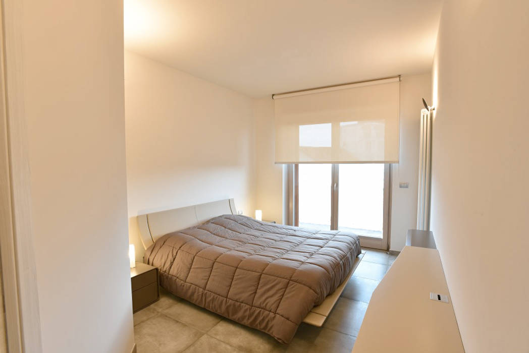 appartamento C+G - 2015, architetto Davide Fornero architetto Davide Fornero Modern style bedroom