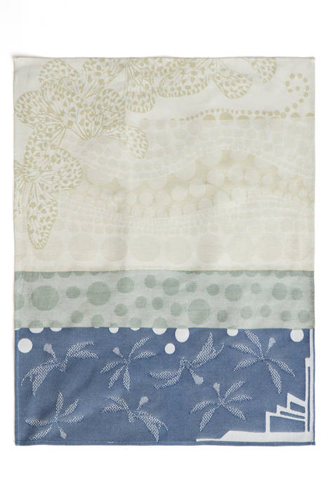 Dish towel Malabar N°1 Lyons blue Roos Soetekouw Design Moderne keukens Accessoires & textiel