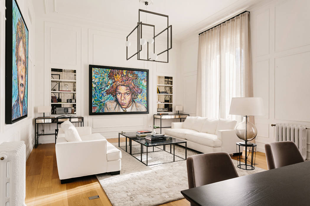 APARTMENT P, NOMADE ARCHITETTURA E INTERIOR DESIGN NOMADE ARCHITETTURA E INTERIOR DESIGN Living room