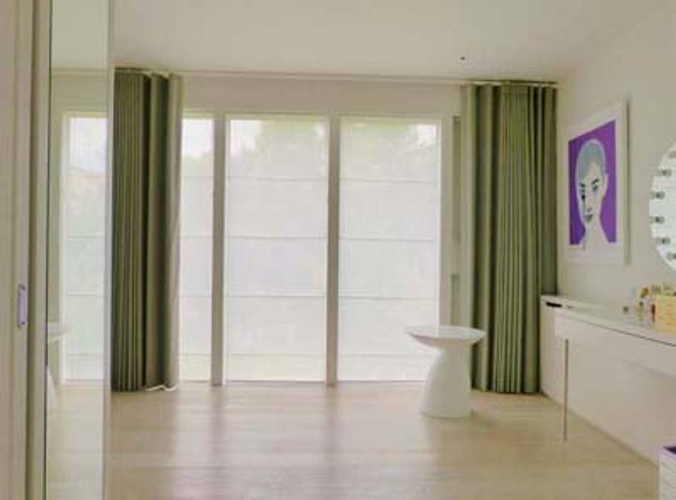 Open Plan Bathroom To Bathroom Modern Dressing Room By