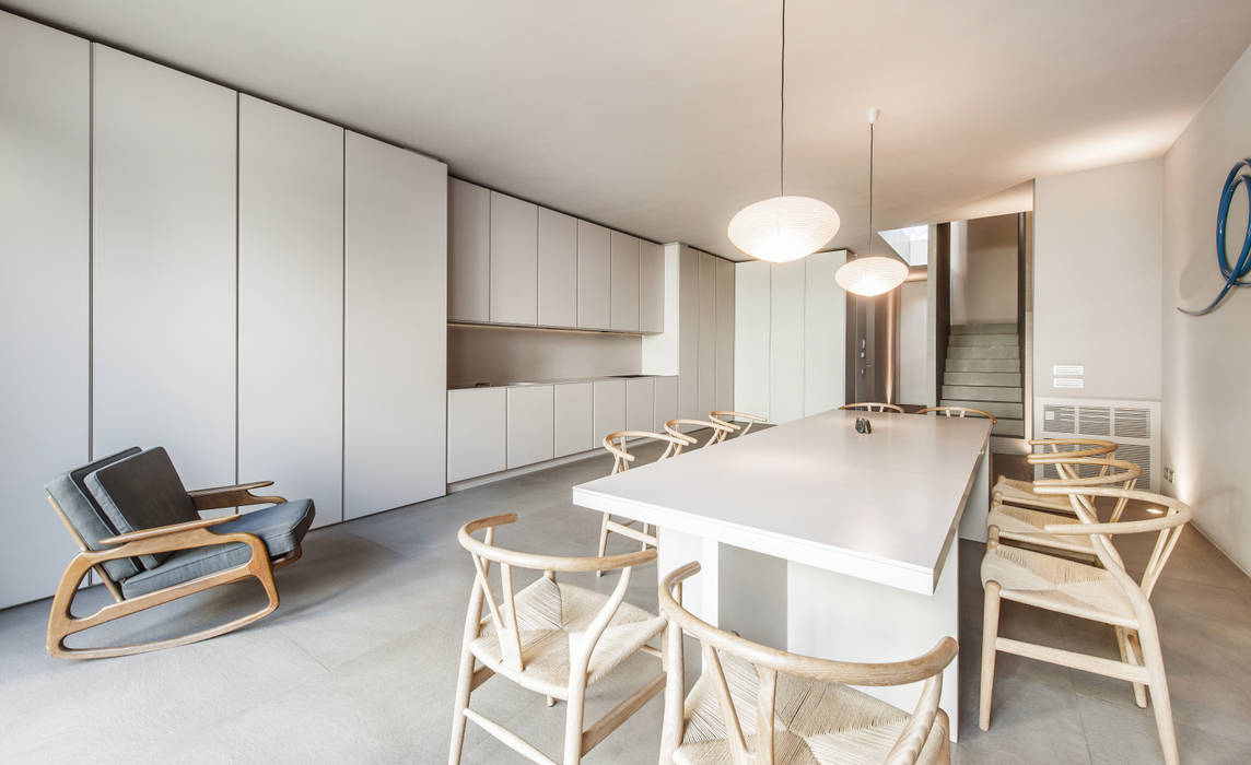 Casa Del Ciliegio Sala Da Pranzo Moderna Di Studio Di Architettura Disegno Moderno Homify