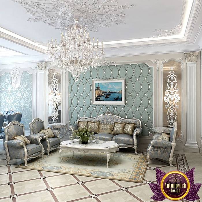 Masterpiece of interior design from Katrina Antonovich, Luxury Antonovich Design Luxury Antonovich Design Soggiorno classico