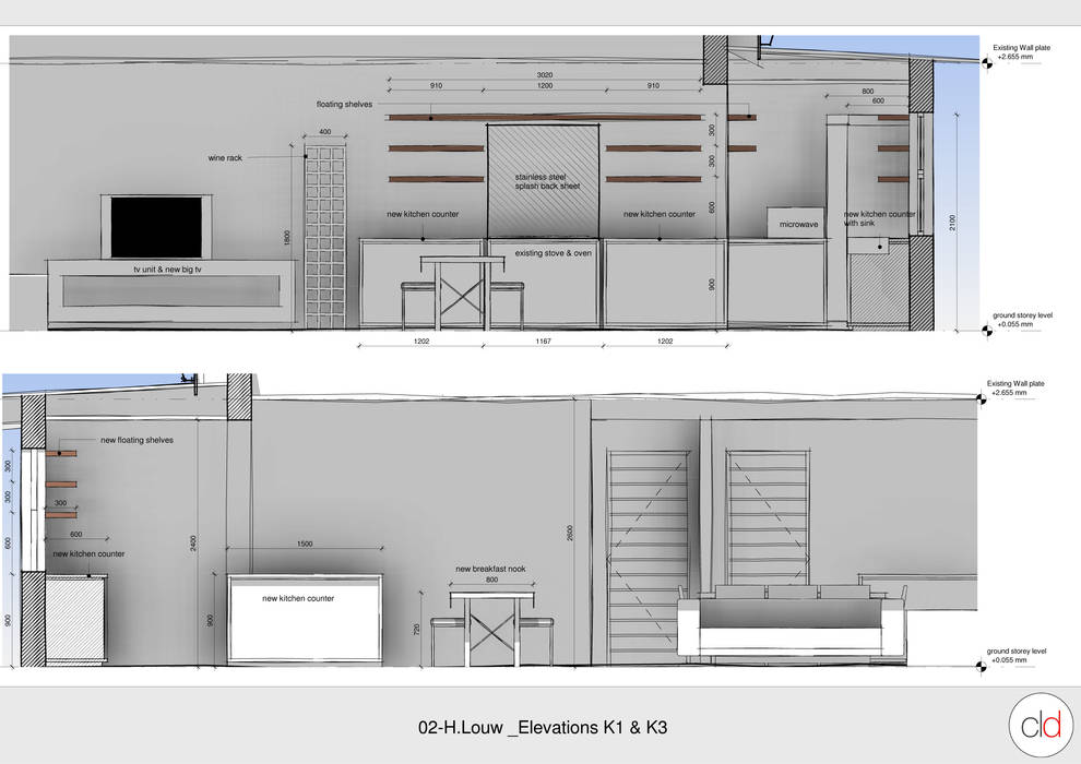 Sections cld architects