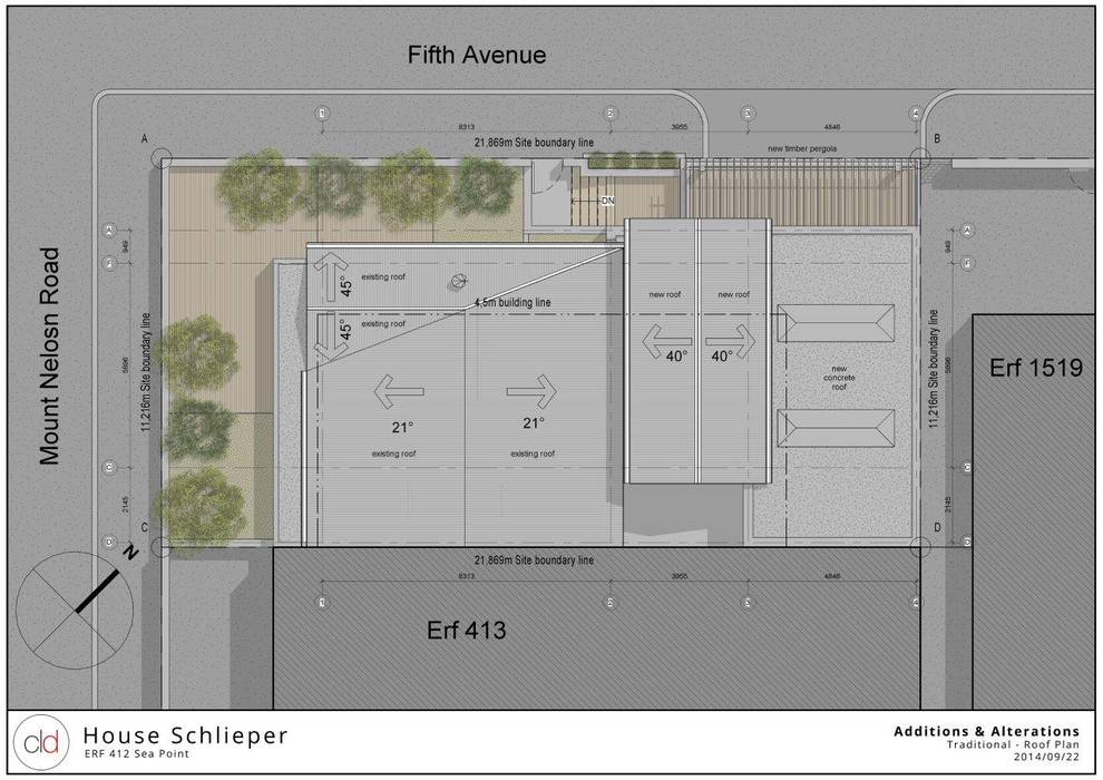 Roof & Site Plan cld architects