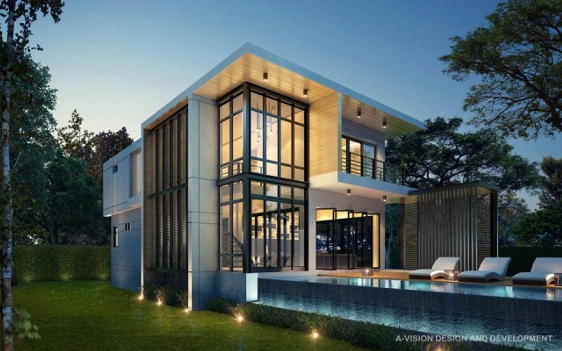 BAAN KLANG SUAN AT CHANTHABURI , THAILAND, a-vision design and development company limited a-vision design and development company limited