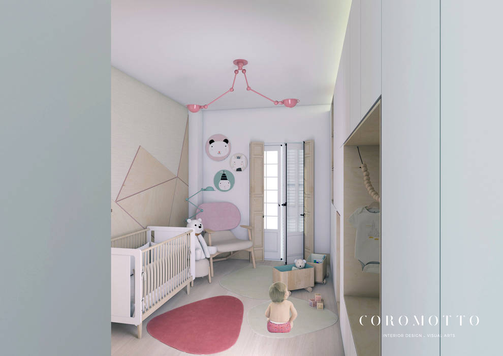 Quartos de Crianças, Coromotto Interior Design Coromotto Interior Design Kamar Bayi/Anak Gaya Eklektik