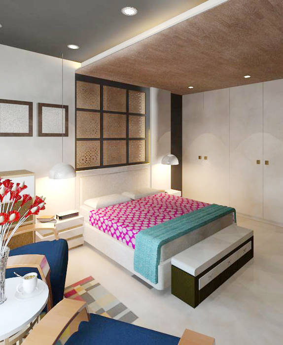 Sheth Residence, Ramnani & Associates Ramnani & Associates Modern style bedroom