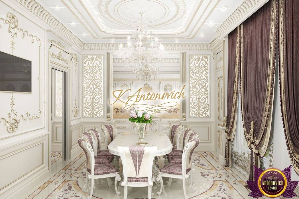 ​ Luxurious kitchen design from Katrina Antonovich, Luxury Antonovich Design Luxury Antonovich Design Classic style dining room