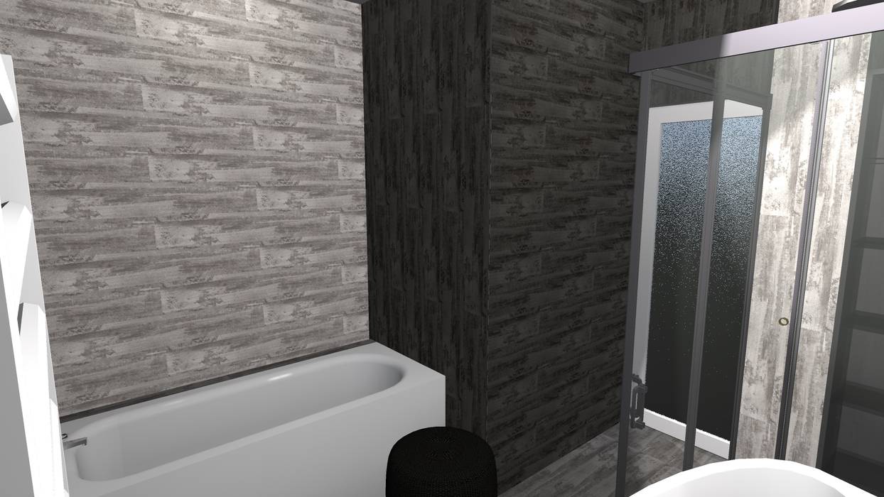 Agencement et déco salle de bain, relion conception relion conception Baños de estilo moderno