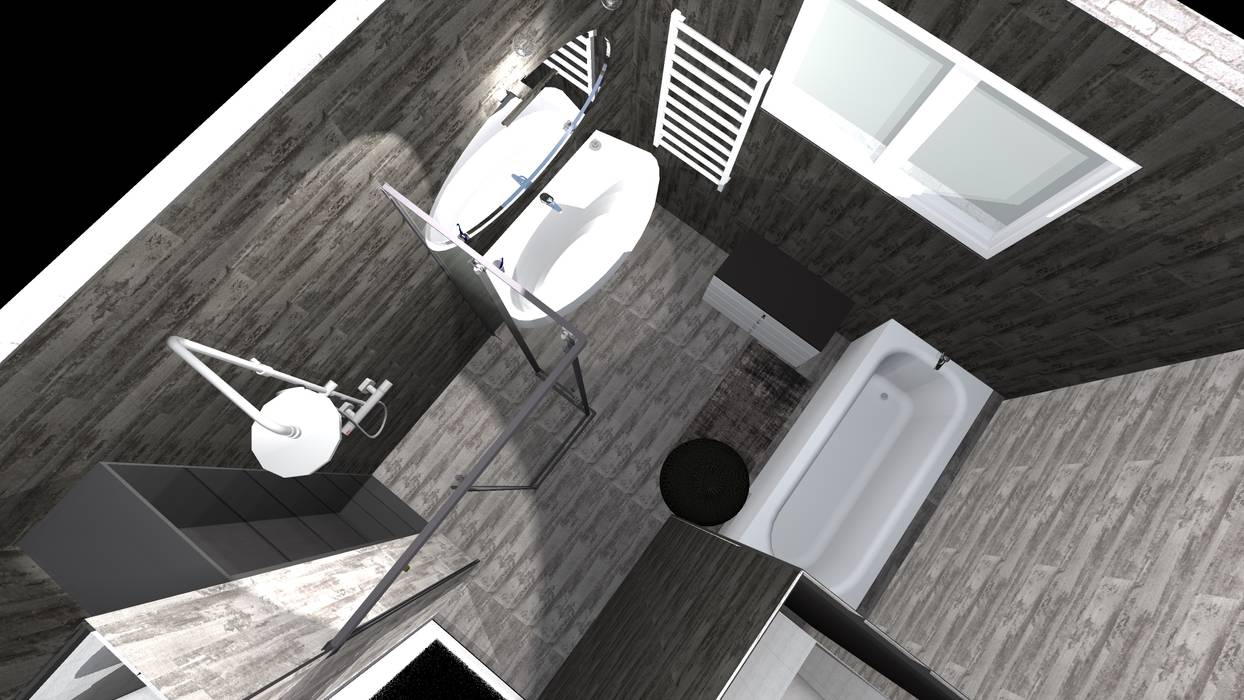 Agencement et déco salle de bain, relion conception relion conception Baños de estilo moderno