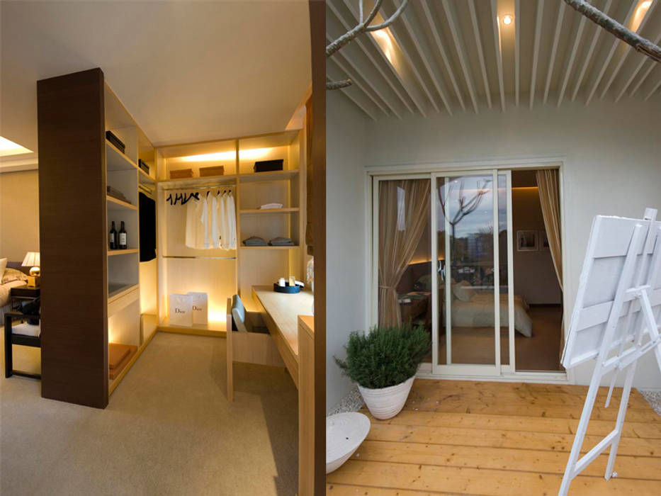 dressing room by 果仁室内装修设计有限公司