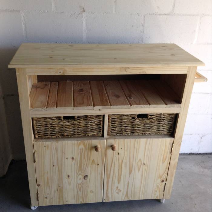 Kitchen Island Unit Pallet Furniture Cape Town Rustic style kitchen Cabinets & shelves