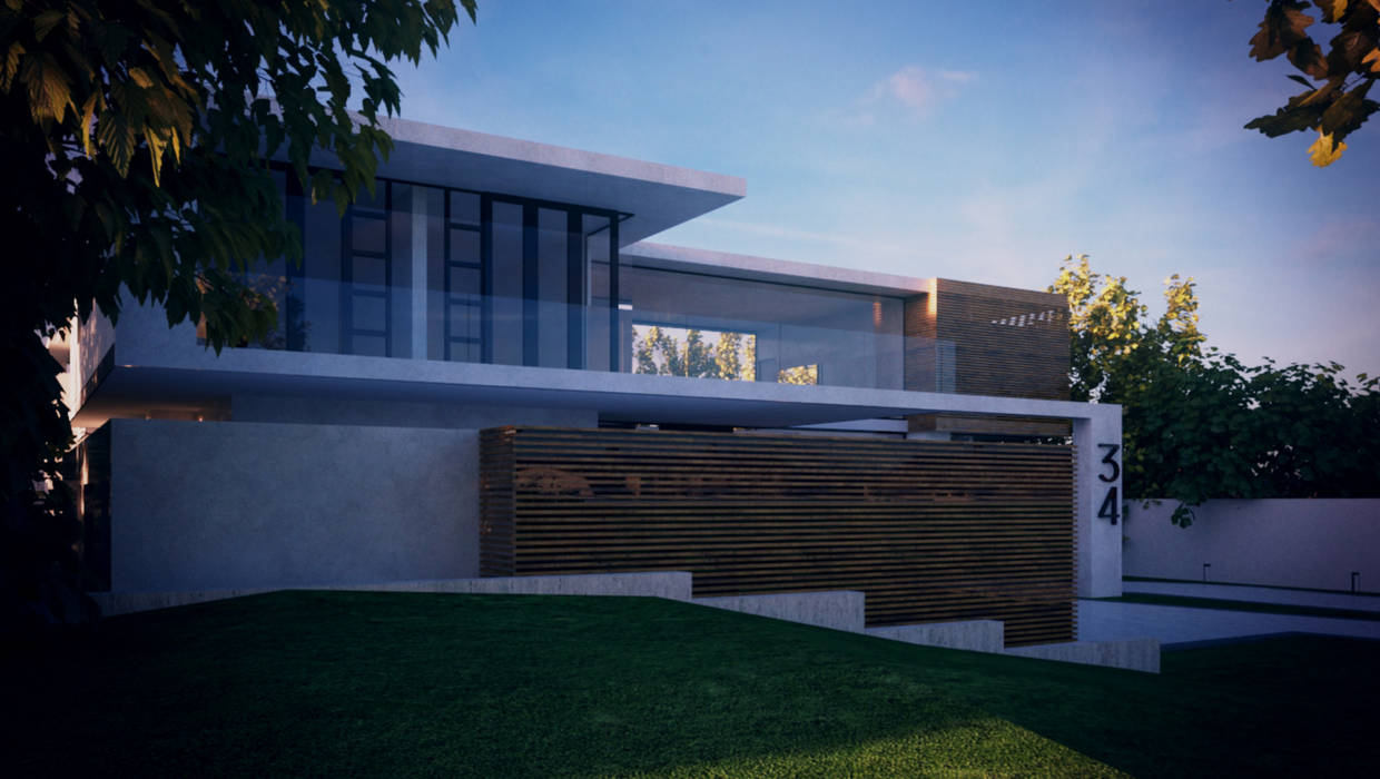 Front threequarter houses by eclipse architects homify