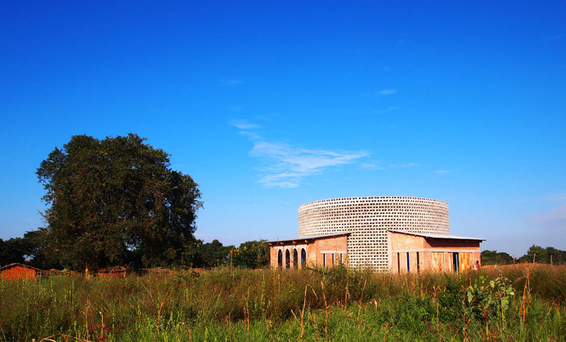 Exterior A4AC Architects Commercial spaces Concrete Conference Centres