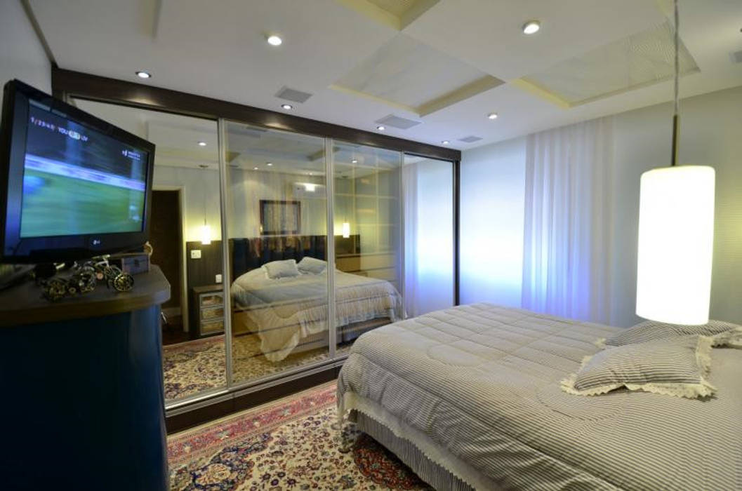 Projeto e Reforma Apartamento Hilário Ribeiro - Os detalhes fazem a diferença!, Tiede Arquitetos Tiede Arquitetos Modern style bedroom