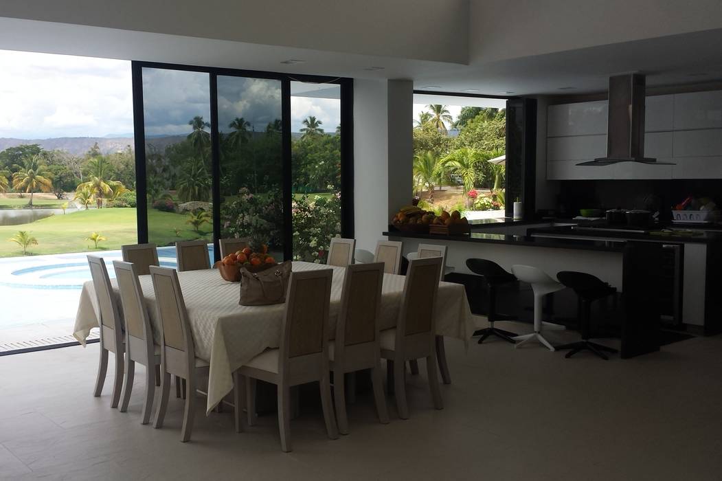 Casa Campestre Condominio "El Peñon" Girardot / Tel: 3125831655, Construcciones Cubicar S.A.S Construcciones Cubicar S.A.S Minimalist kitchen