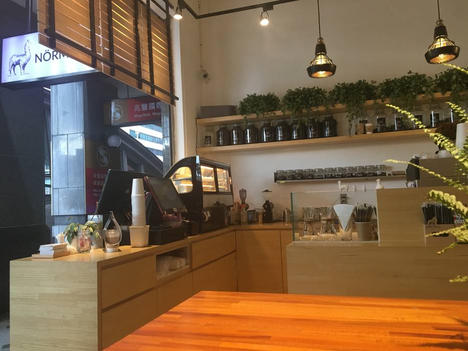 諾馬連鎖咖啡廳 信義店, 捷士空間設計 捷士空間設計 廚房