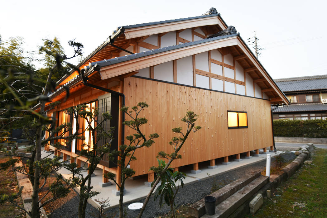 愛知の石場建て, 水野設計室 水野設計室 Terrace house