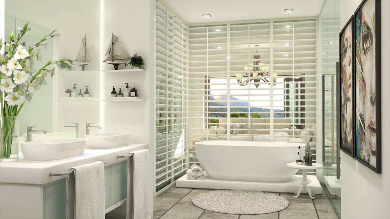 Constantia Development, Modo Modo Modern style bathrooms