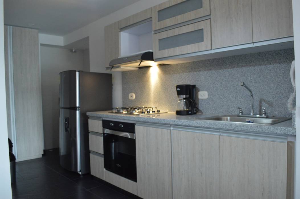 apartamento 603, cadali cadali Cocinas de estilo minimalista