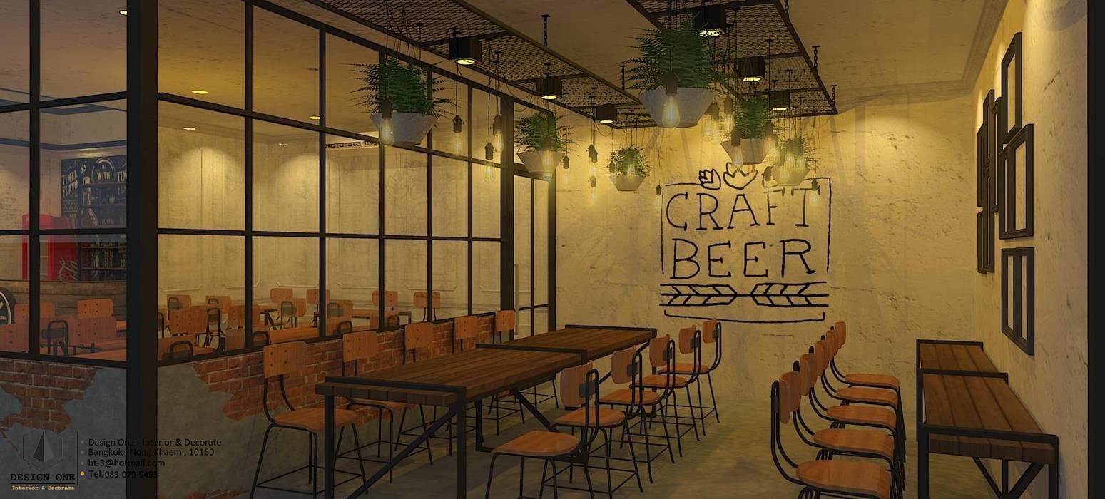 ออกแบบร้าน Beer Craft, DesignOne Bkk DesignOne Bkk