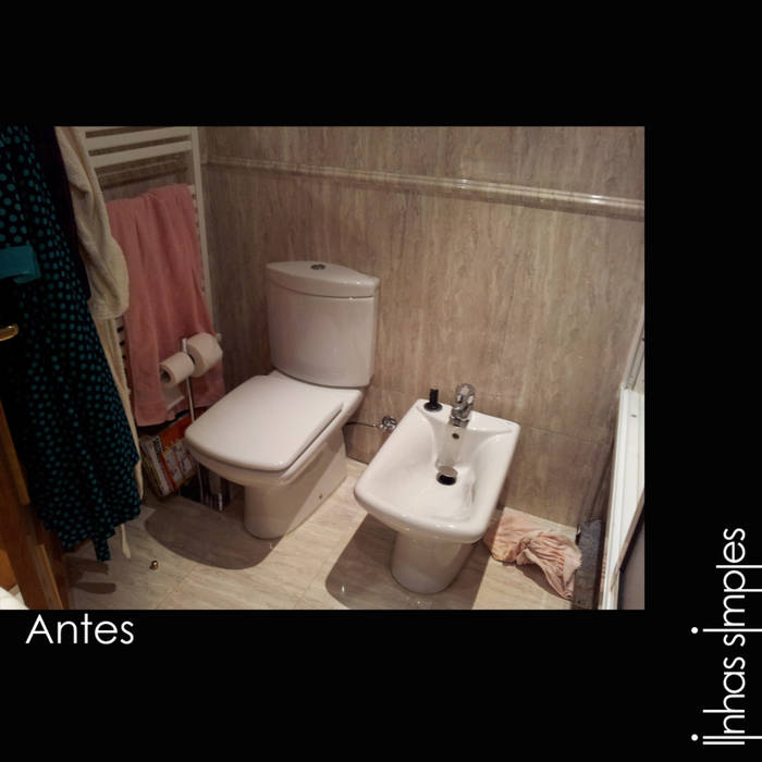 모던스타일 욕실 by Linhas Simples 모던 타일