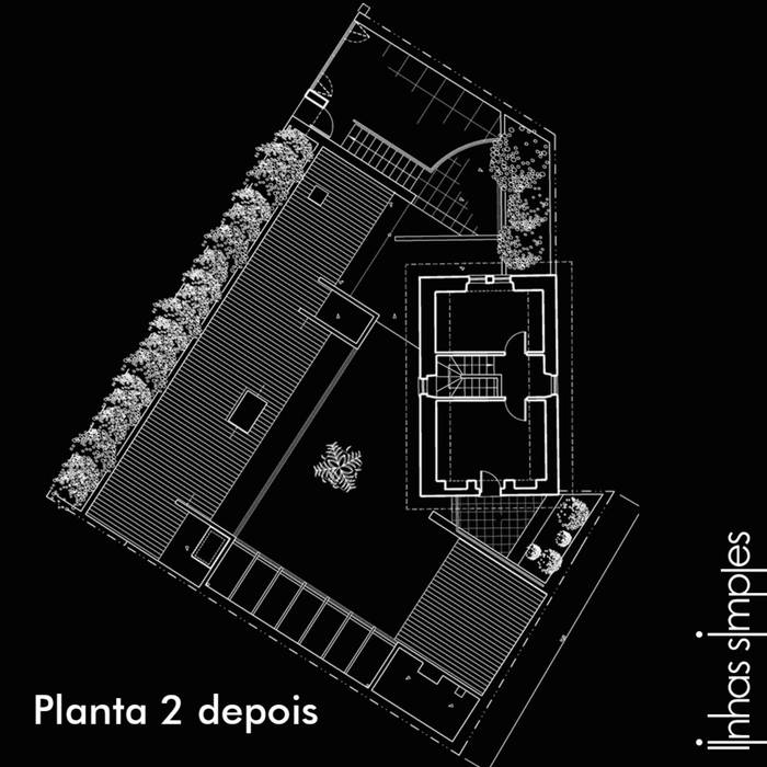 Upper layout plan - AFTER Linhas Simples