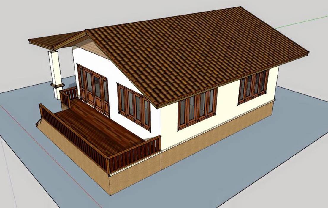 บ้านชั้นเดียว 2ห้องนอน 1ห้องนํ้า 1ห้องครัว, เจแอนด์เจ เจแอนด์เจ