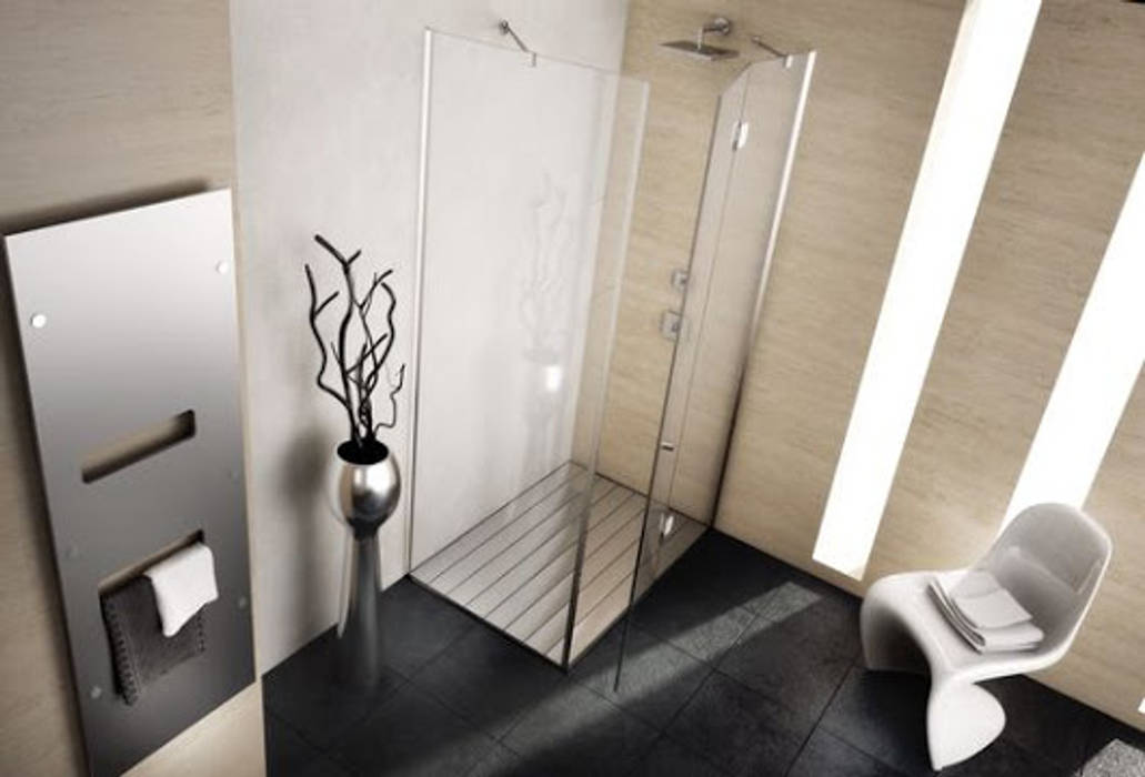 Box Doccia Battente Linea Quadro Bagno Moderno Di Silverplat Moderno Homify