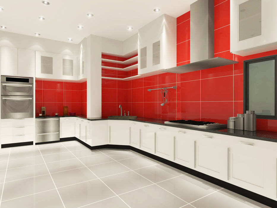 Kitchen 3D Design #1 homify ห้องครัว