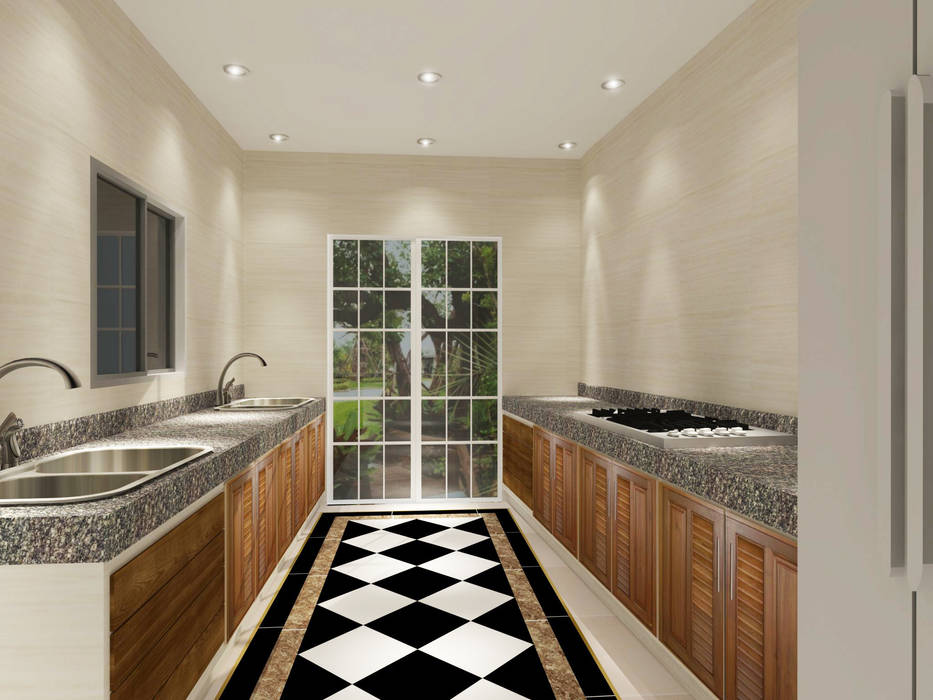 Kitchen 3D Design #8 homify ห้องครัว