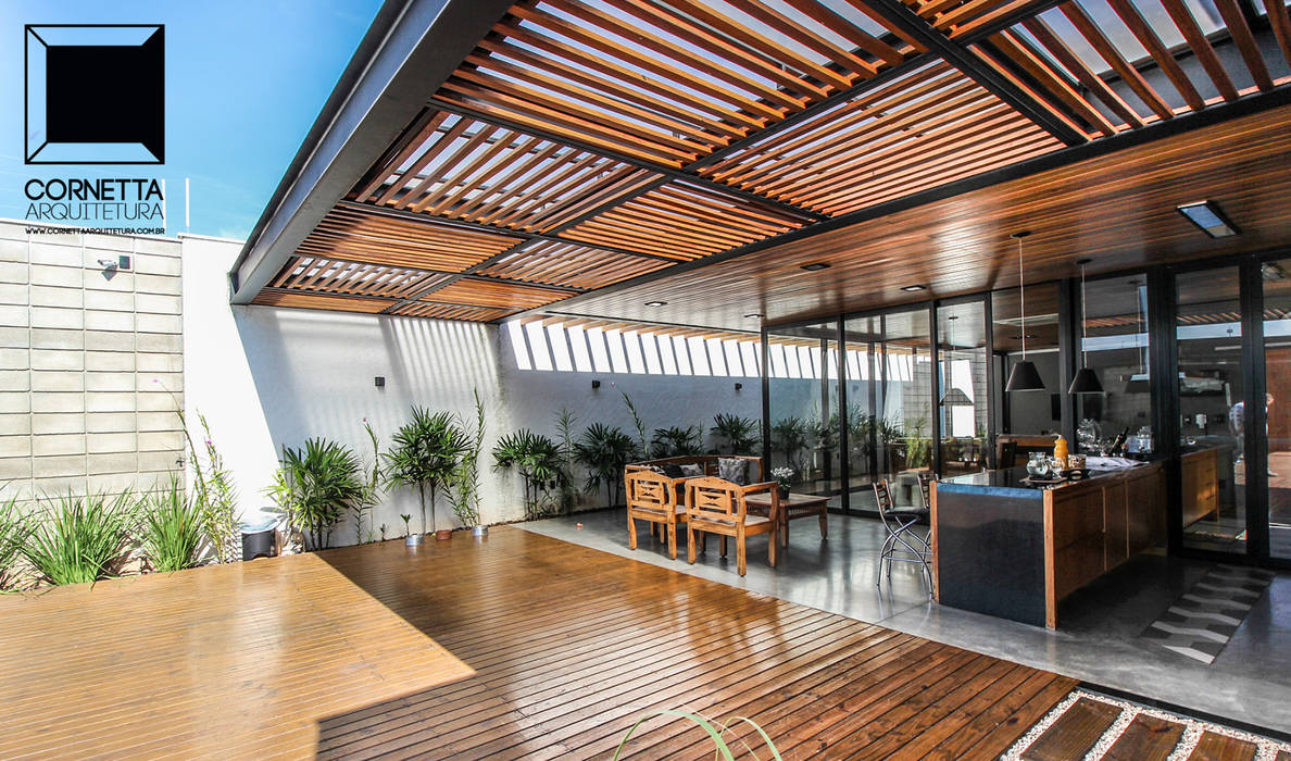 Deck arquitetura casas modernas homify