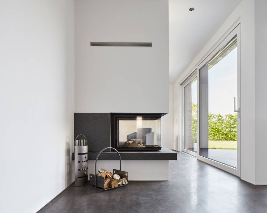 Einfamilienhaus in Schwalmtal bei Mönchengladbach, Fourmove Architekten Fourmove Architekten Modern living room