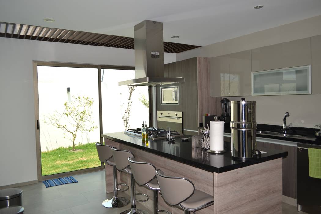 RESIDENCIA SOSA, ANTARA DISEÑO Y CONSTRUCCIÓN SA DE CV ANTARA DISEÑO Y CONSTRUCCIÓN SA DE CV Modern kitchen Granite