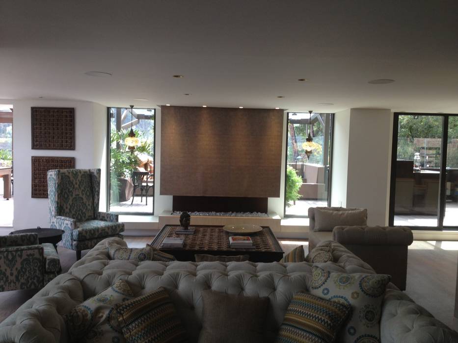 Apto Rosales, marisagomezd marisagomezd Eclectic style living room