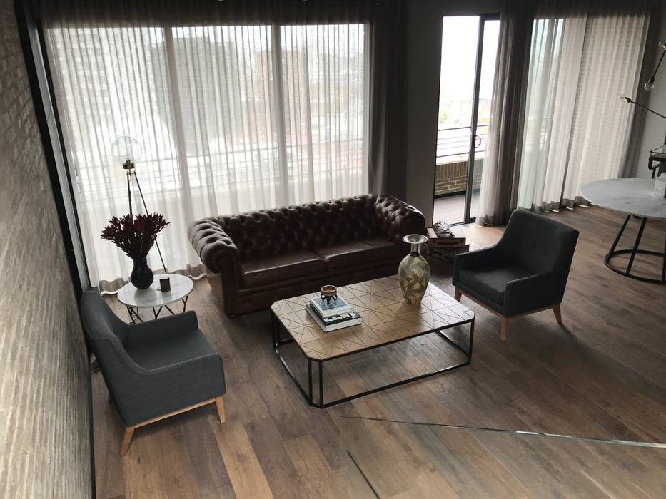 apartamento circunvalar, marisagomezd marisagomezd Living room Wood Wood effect