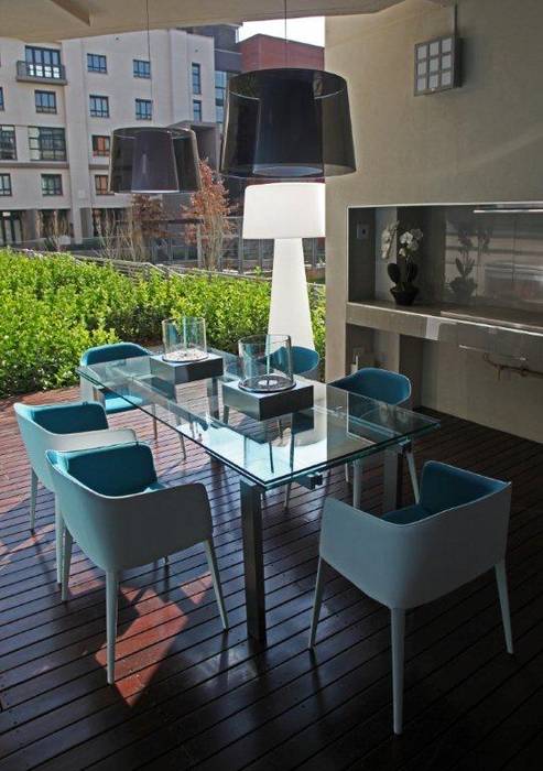 Melrose Arch apartment, Casarredo Casarredo Modern Garden Furniture