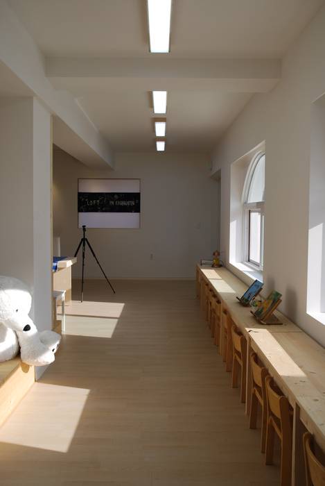 Black Bunny's Loft _ 대구 유치원북카페 프로젝트, 건축사사무소 사무소아홉칸 건축사사무소 사무소아홉칸 상업공간 사무실