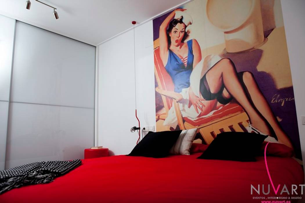 Ático en Castellón, NUVART NUVART Modern style bedroom