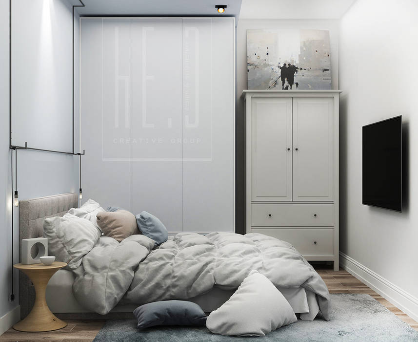 Воздух, he.d group he.d group Minimalist bedroom