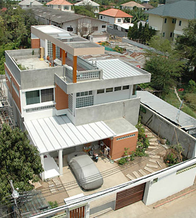 ทัศนีภาพภายนอก SDofA Architect บ้านและที่อยู่อาศัย คอนกรีต บ้าน,โมเดิร์ท,design,architect,house,modern,ปูนเปลือย