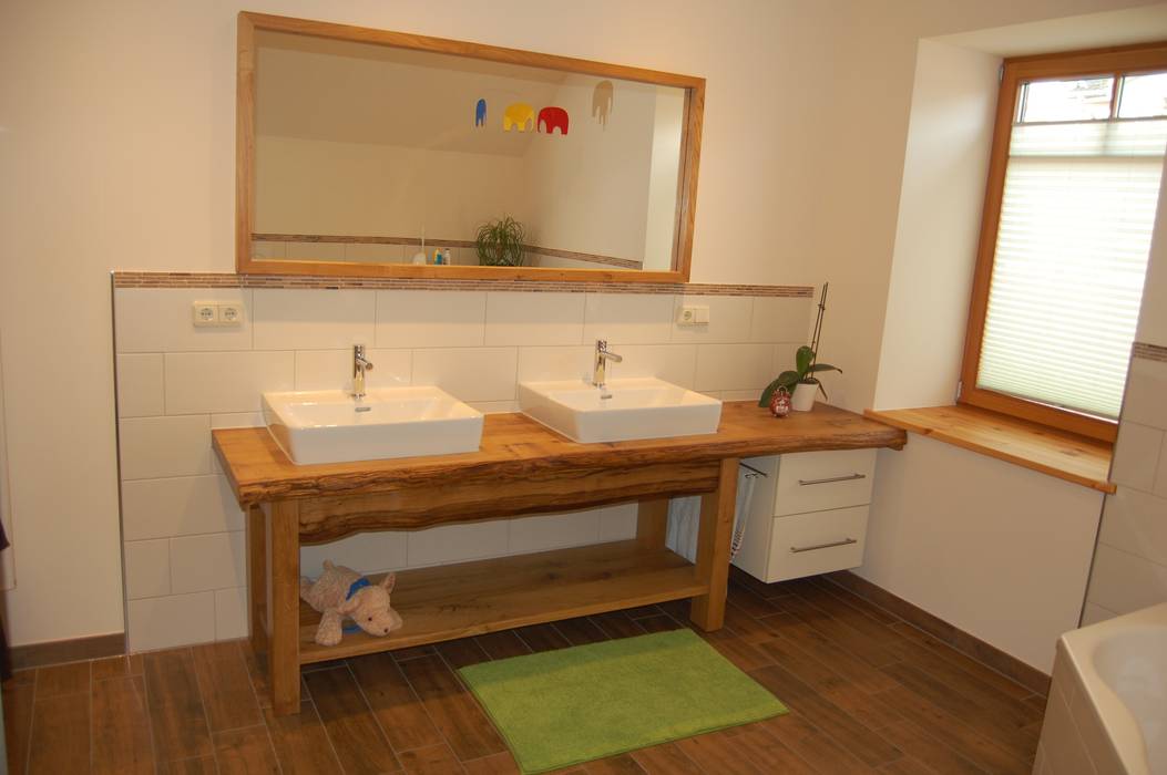 Waschtischplatte Holz Für Aufsatzwaschbecken