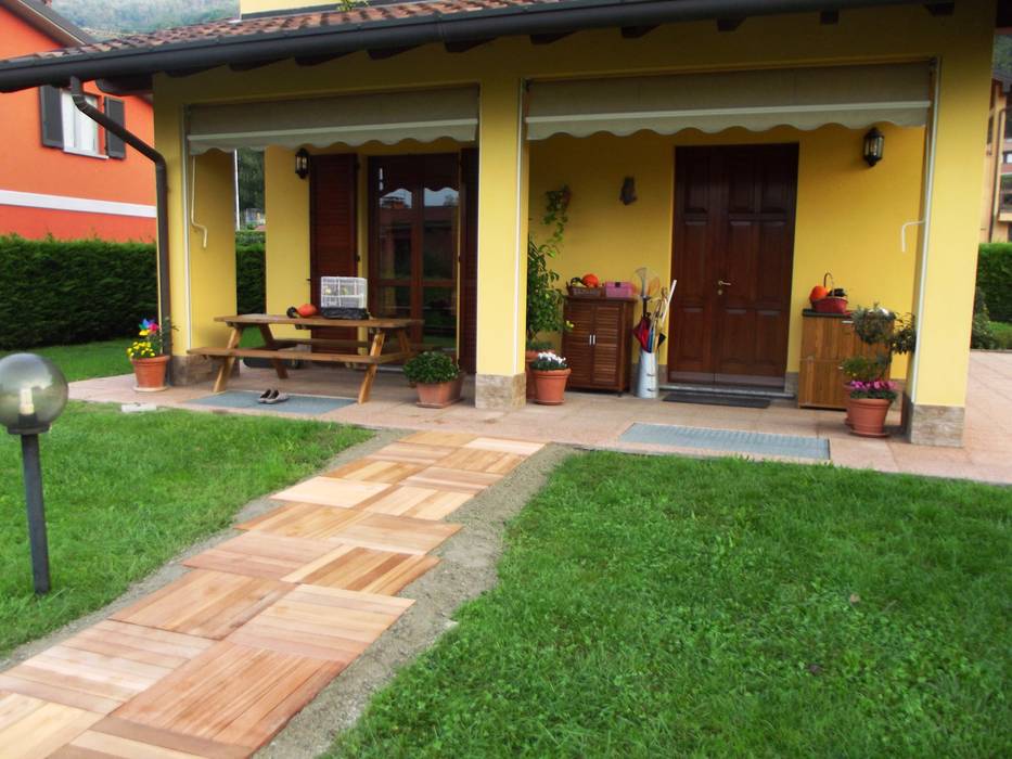 Pavimento in legno per esterno - vialetto d'accesso, ONLYWOOD ONLYWOOD Asian style garden