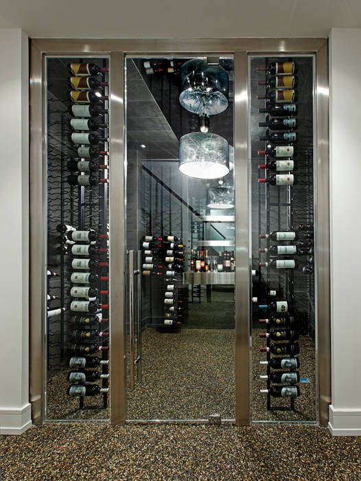 Modern Wine Cellar Douglas Design Studio Wine cellar Metal