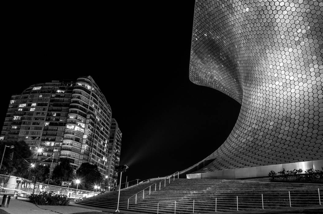 Museo Soumaya fotografia arquitectonica Ciudad de Mexico, Mambo agencia creativa Mambo agencia creativa Espaços comerciais Metal Museus