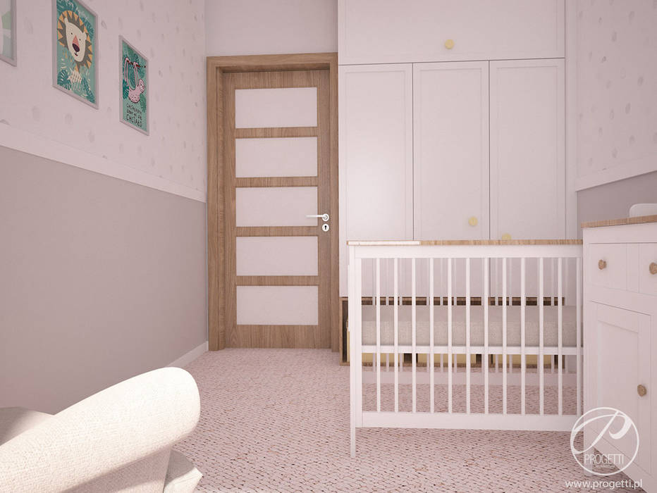 Apartamenty Marymont, Progetti Architektura Progetti Architektura Nursery/kid’s room