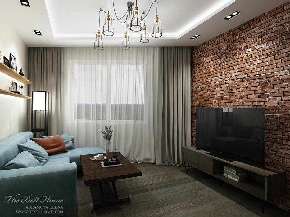 Студия в стиле лофт в Москве , Best Home Best Home Living room