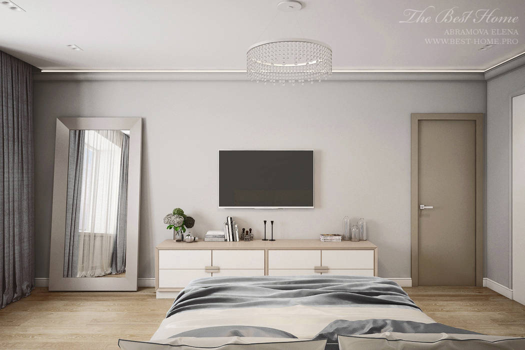 Дизайн интерьера квартиры на ул.Композиторов, Best Home Best Home Modern Bedroom