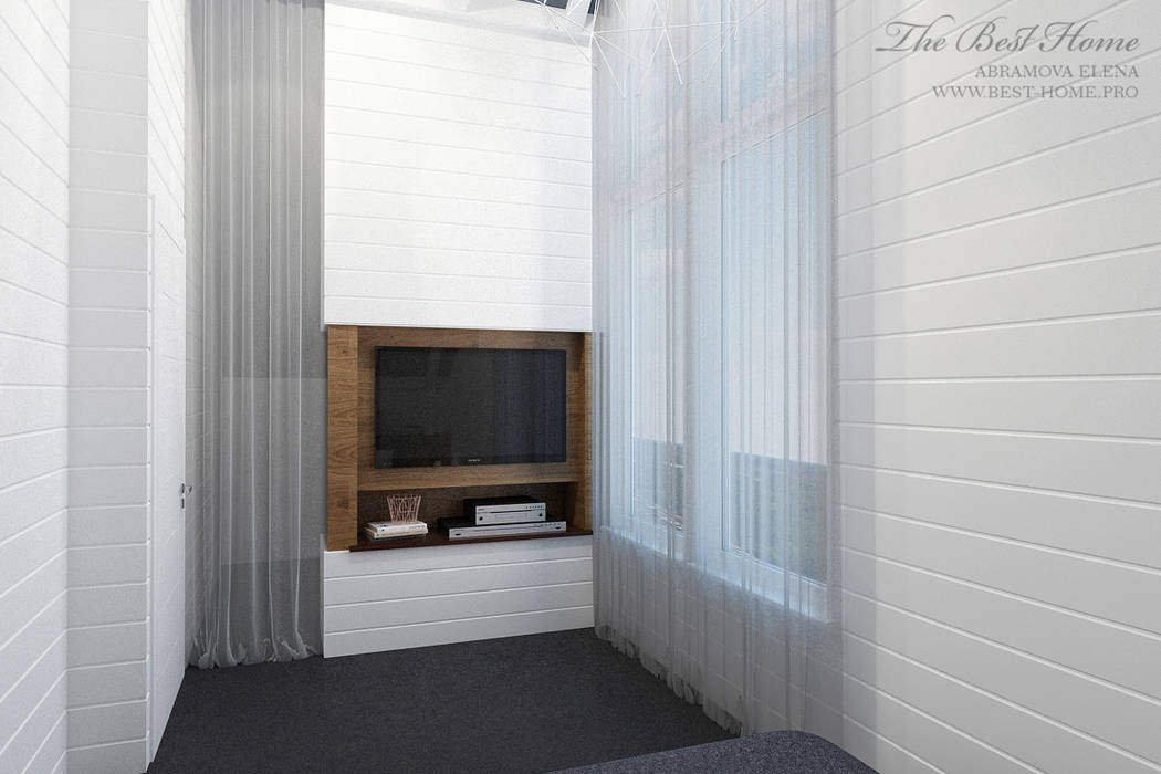 Дизайн интерьера коттеджа в пос.Нагорное, Best Home Best Home Scandinavian style bedroom